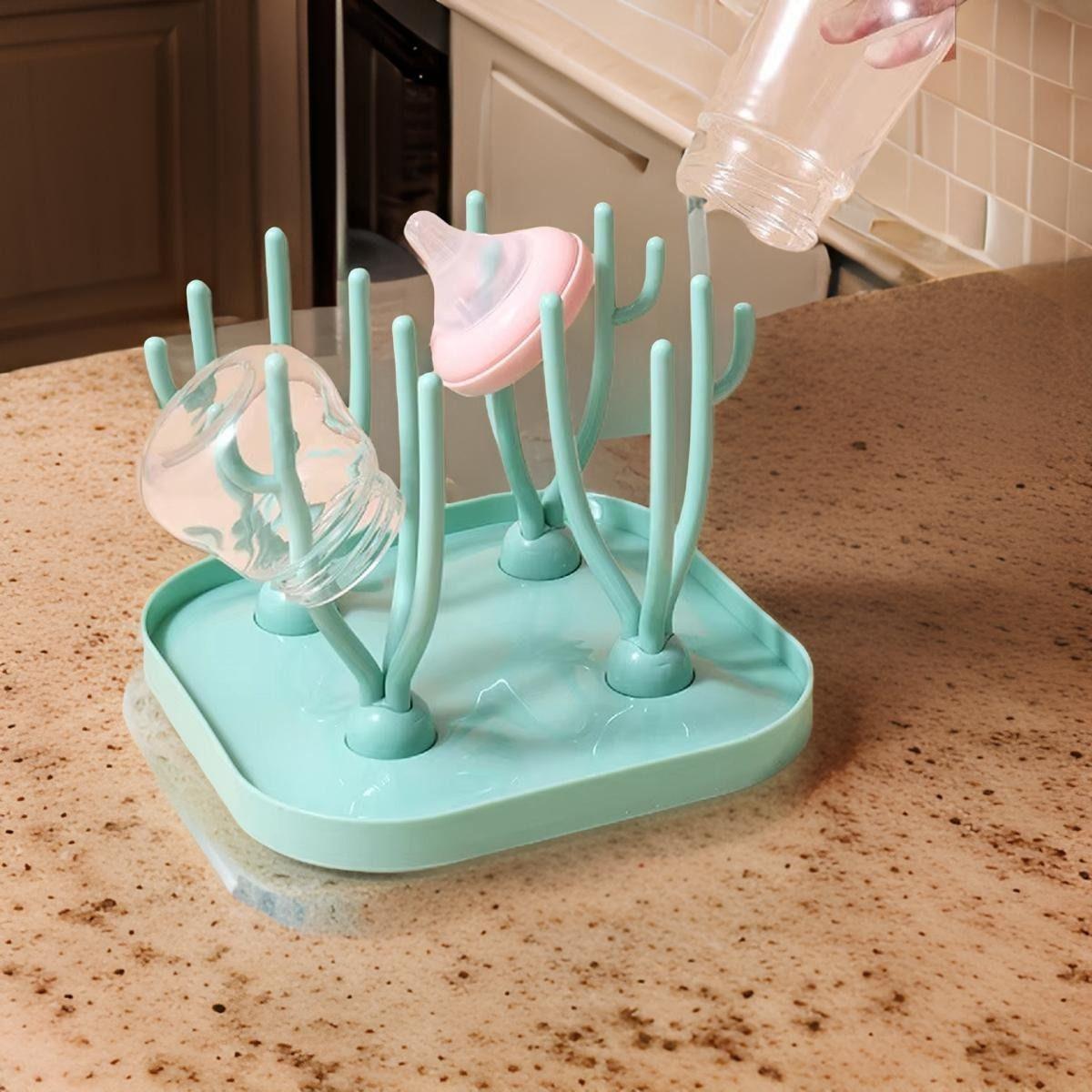 Set 3 Escurridor Secador Mamadera  Biberon Arbol Bebes Lau-8