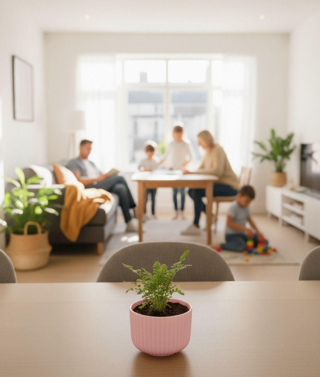 Set 3 Macetero Decorativo Textura Acanalada Maceta Jhn-6