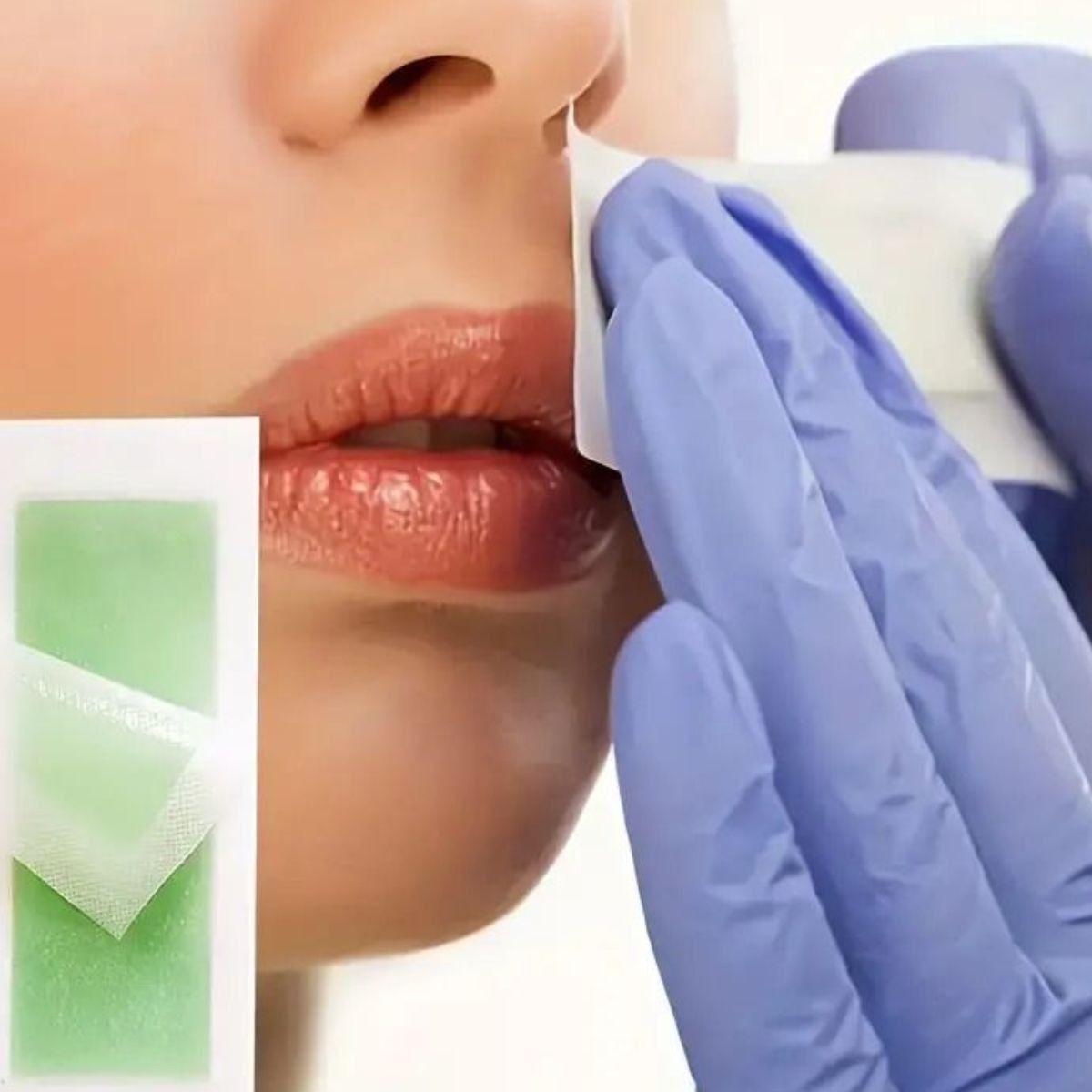 SET 2 BANDAS DEPILATORIAS CERA DE ABEJA JOJOBA FACIAL LAU-4