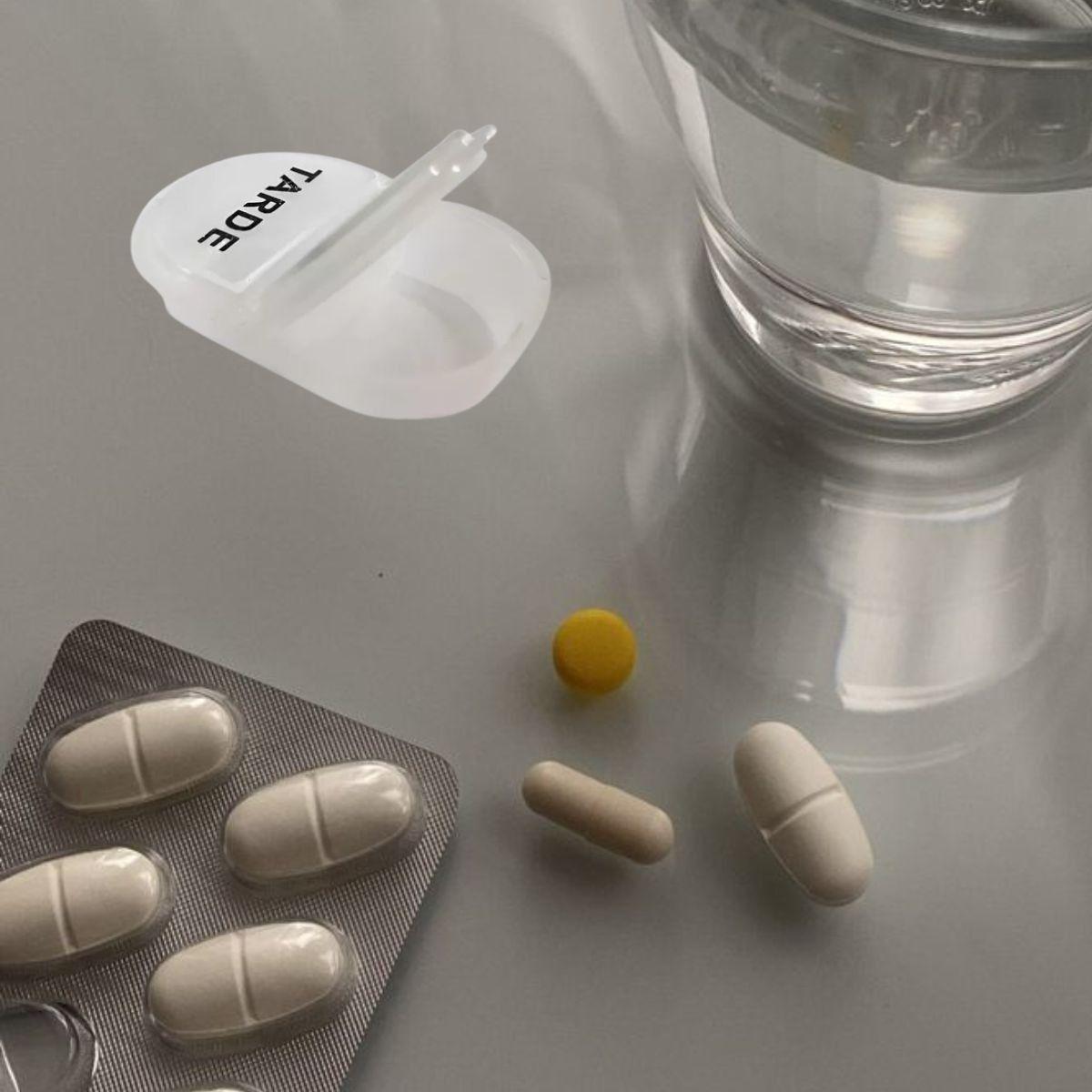 SET 6 PASTILLEROS PORTA COMPRIMIDOS 2 COMPARTIMIENTO LAU-6