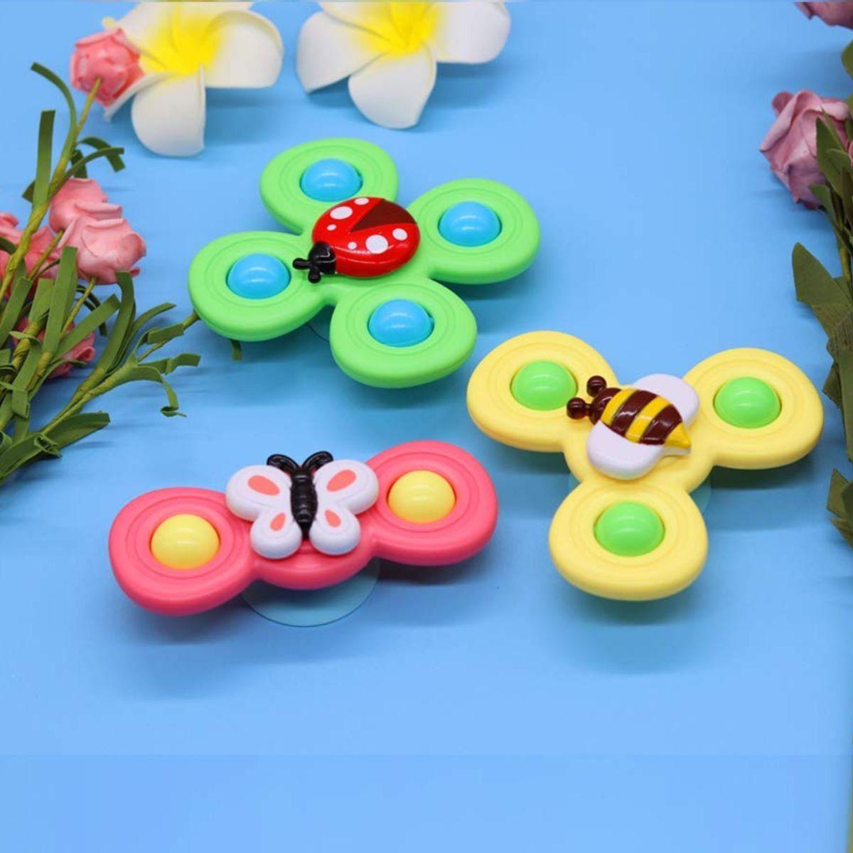 SET 2 JUGUETE GIRATORIO VENTOSA ESTIMULACION SENSORIAL LAU-2