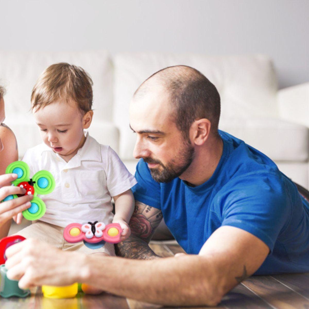 SET 2 JUGUETE GIRATORIO VENTOSA ESTIMULACION SENSORIAL LAU-4