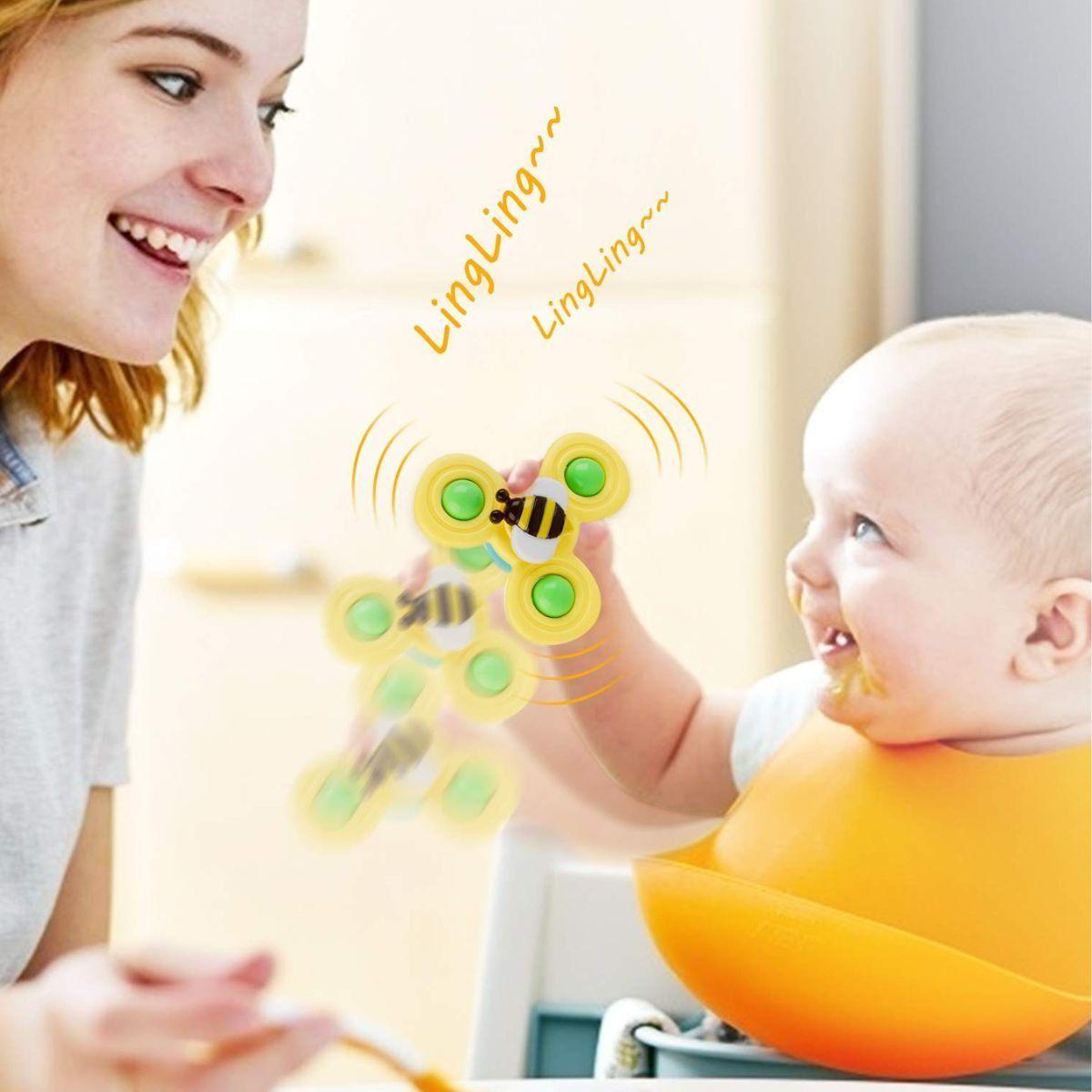 SET 2 JUGUETE GIRATORIO VENTOSA ESTIMULACION SENSORIAL LAU-7