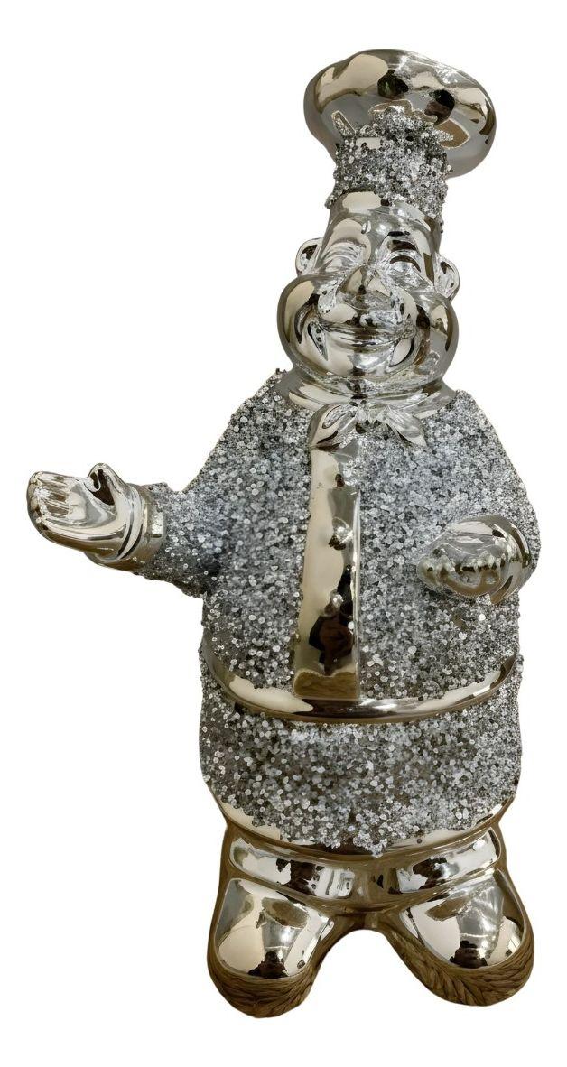 Figura Decorativa Estatua Chef Estilo Cocina Adorno Jhn-0
