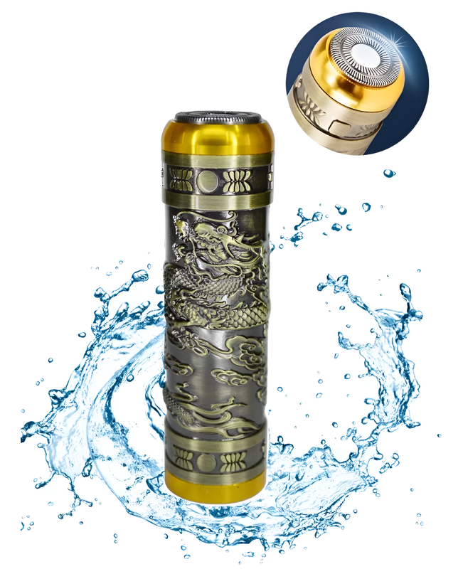 Mini Afeitadora Portatil Barba Aprueba Agua Rotativa Rondon-6