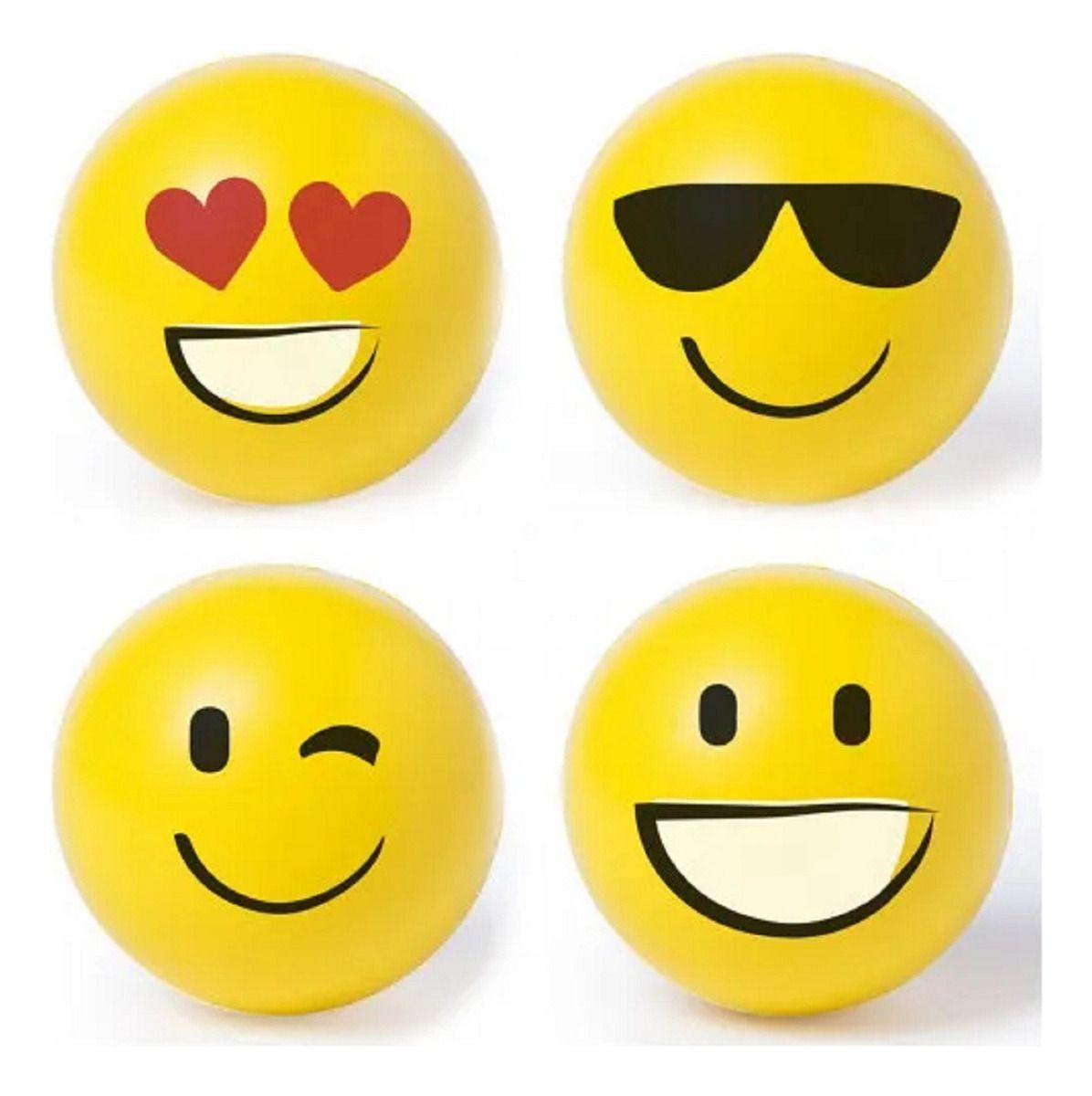 Set 12 Pelotas Antiestres Variados Espuma Amarillos Lau-6