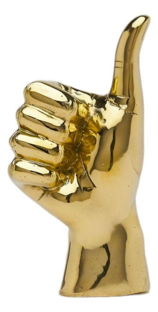 Set de 3 Figura Mano Decoración Dorado Soporte Joyería Jhn-0