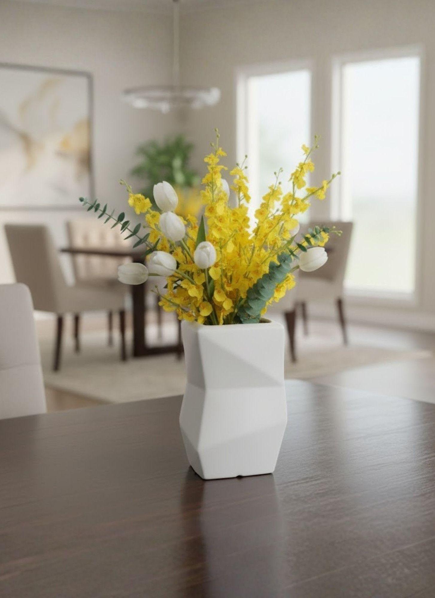 Florero Decorativo Jarrón Silueta Escultural Moderno Jhn-6