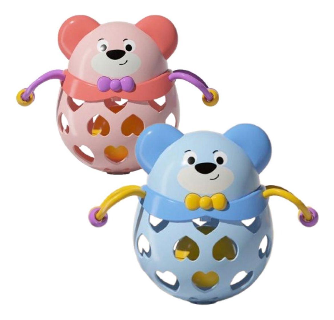 SET 3 SONAJERO JUGUETE SENSORIAL OSITO ESTIMULA BEBE LAU-3
