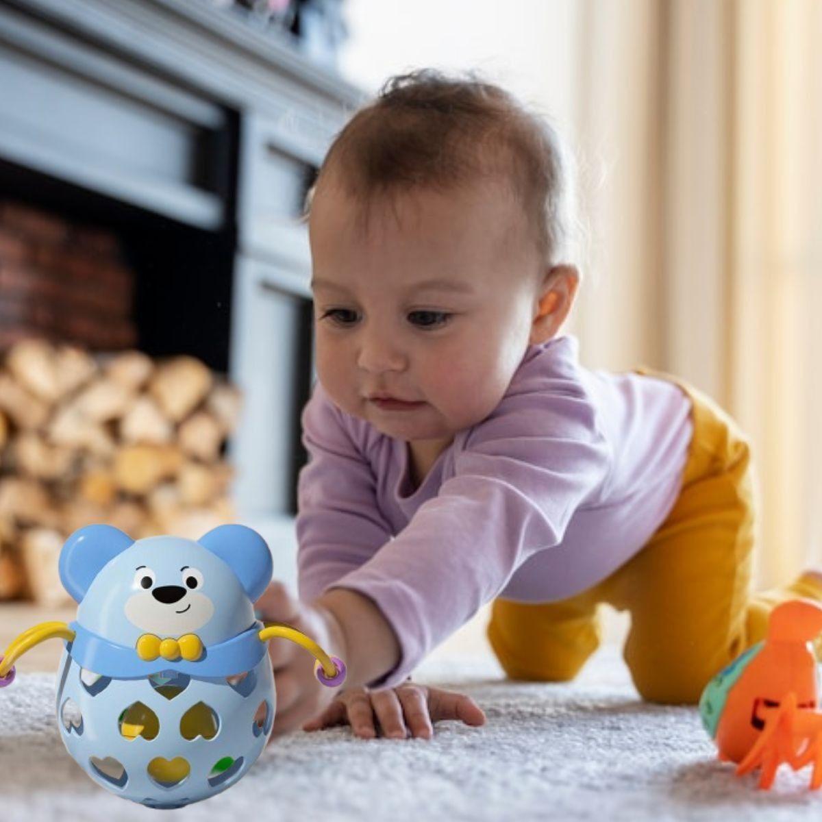 SET 3 SONAJERO JUGUETE SENSORIAL OSITO ESTIMULA BEBE LAU-5