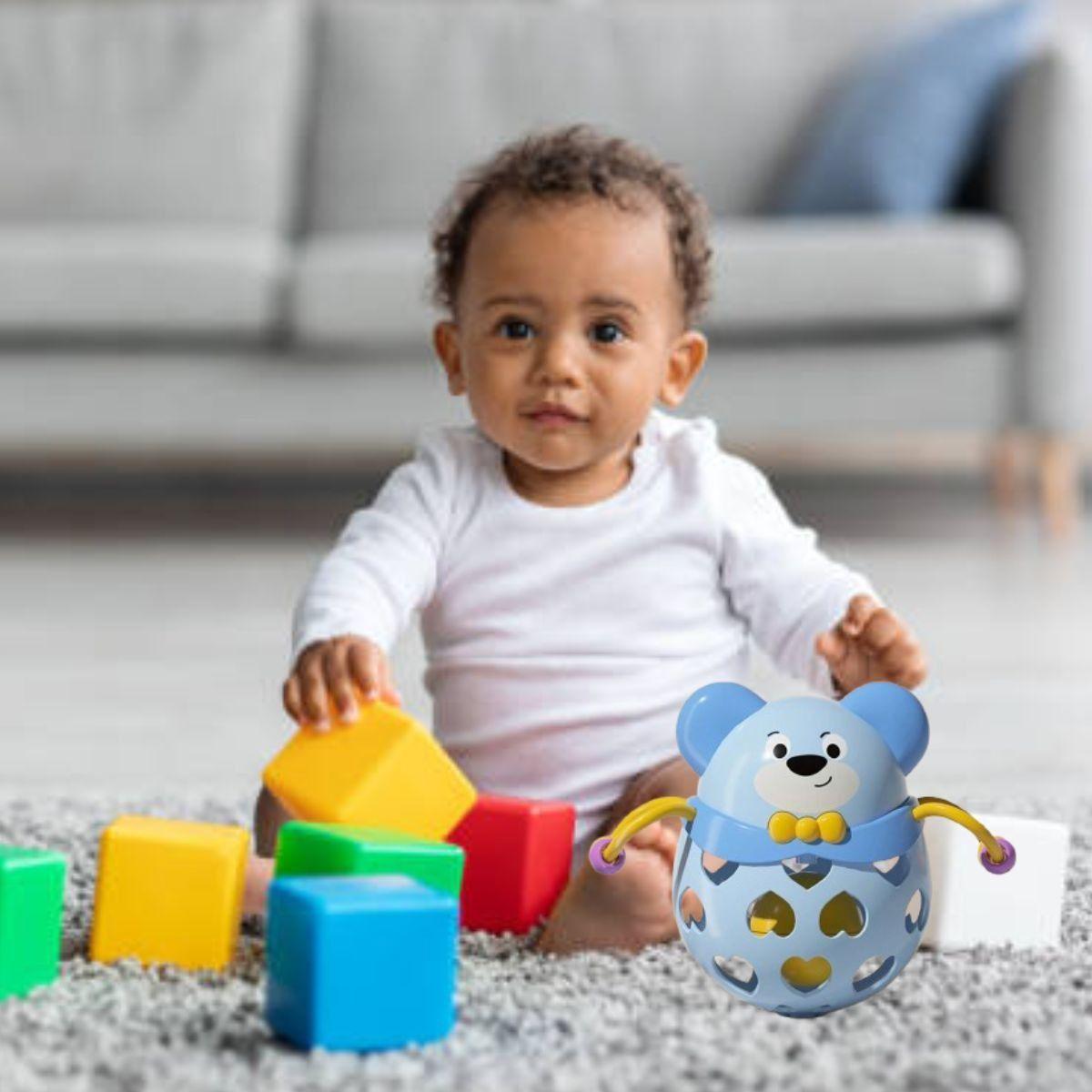 SET 3 SONAJERO JUGUETE SENSORIAL OSITO ESTIMULA BEBE LAU-6