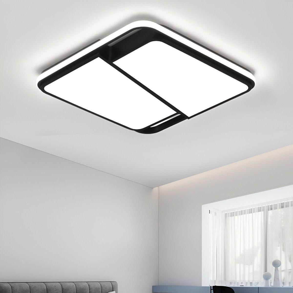 LÁMPARA DE TECHO LED Acrílica Ultrafina Montaje Empotrado-3