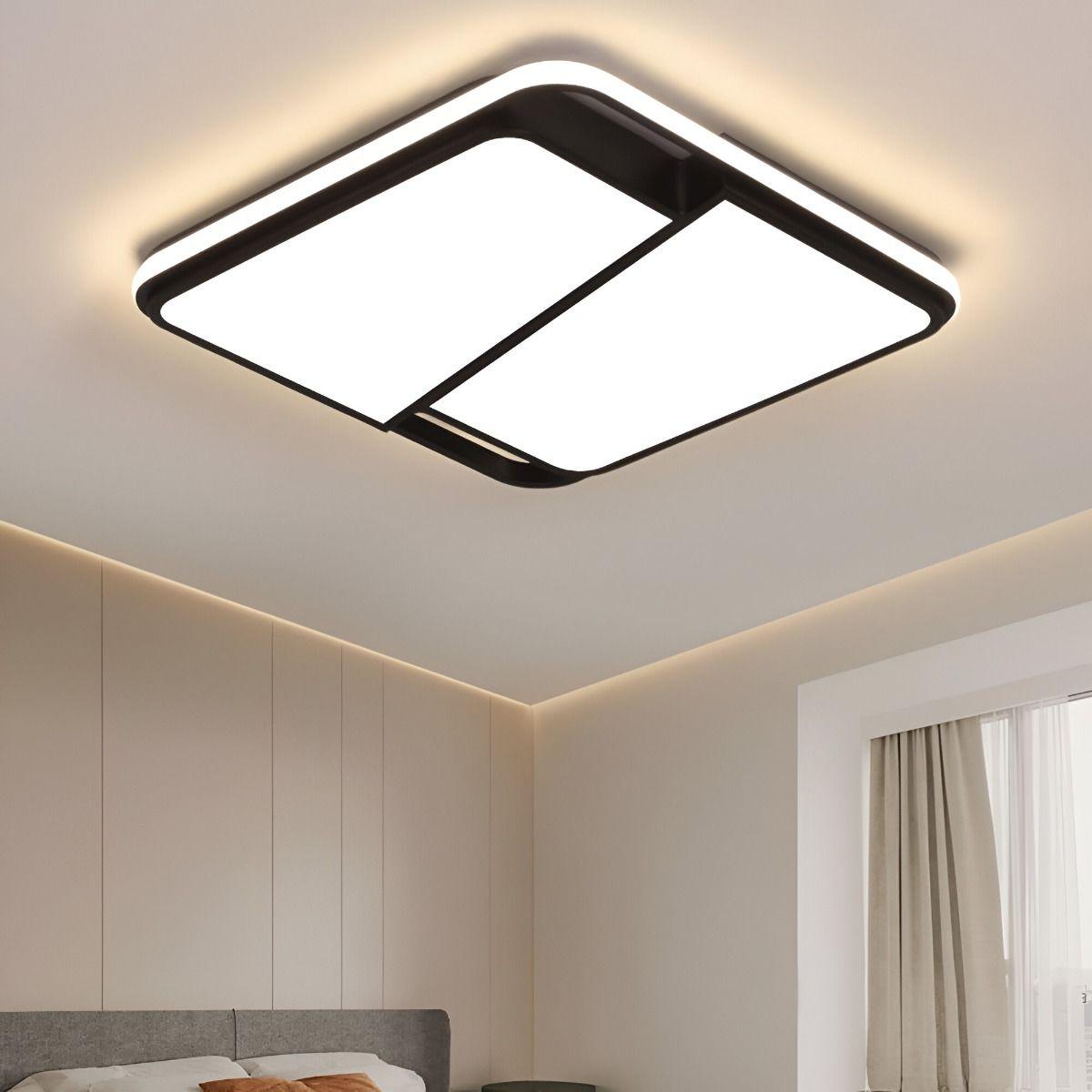 LÁMPARA DE TECHO LED Acrílica Ultrafina Montaje Empotrado-4