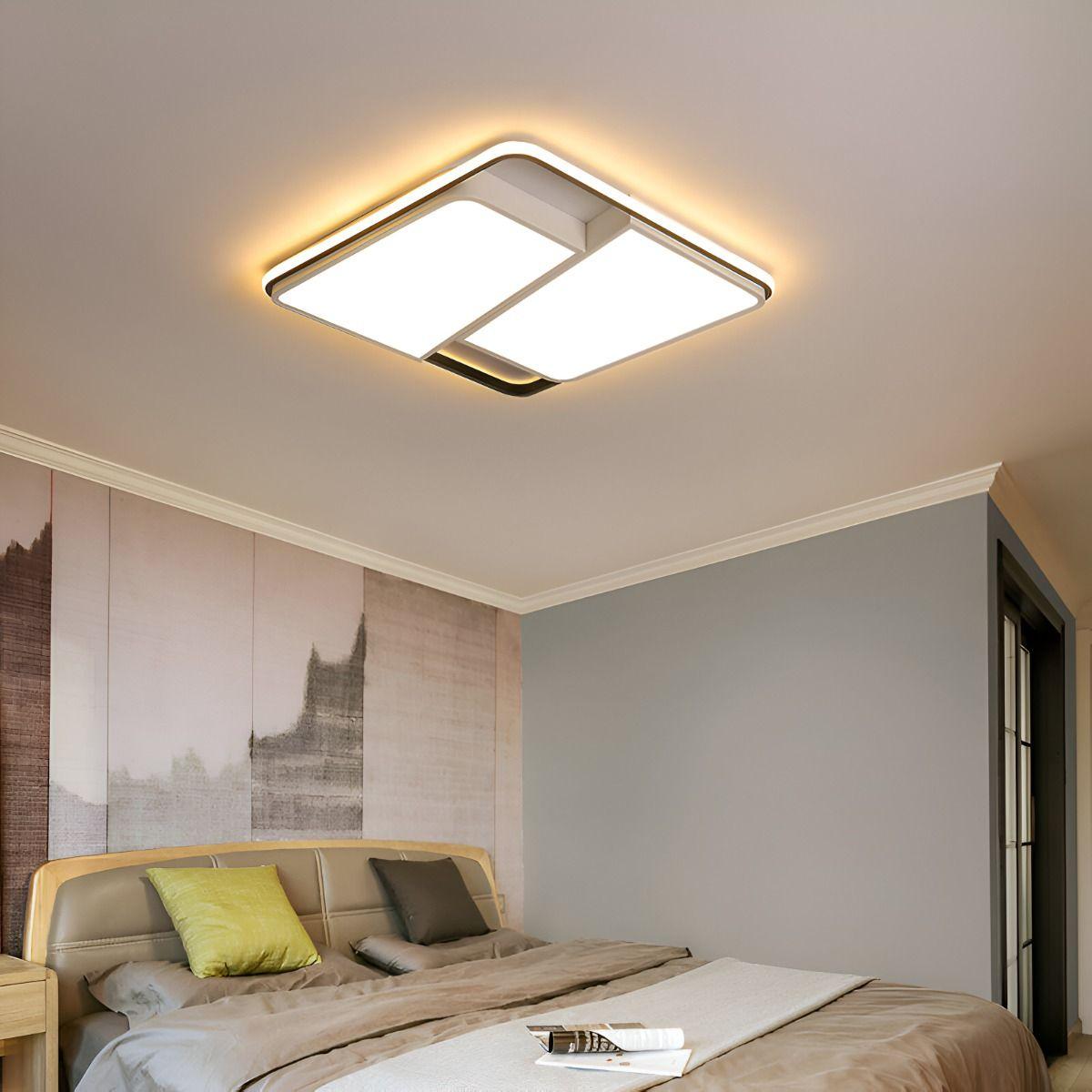 LÁMPARA DE TECHO LED Acrílica Ultrafina Montaje Empotrado-5