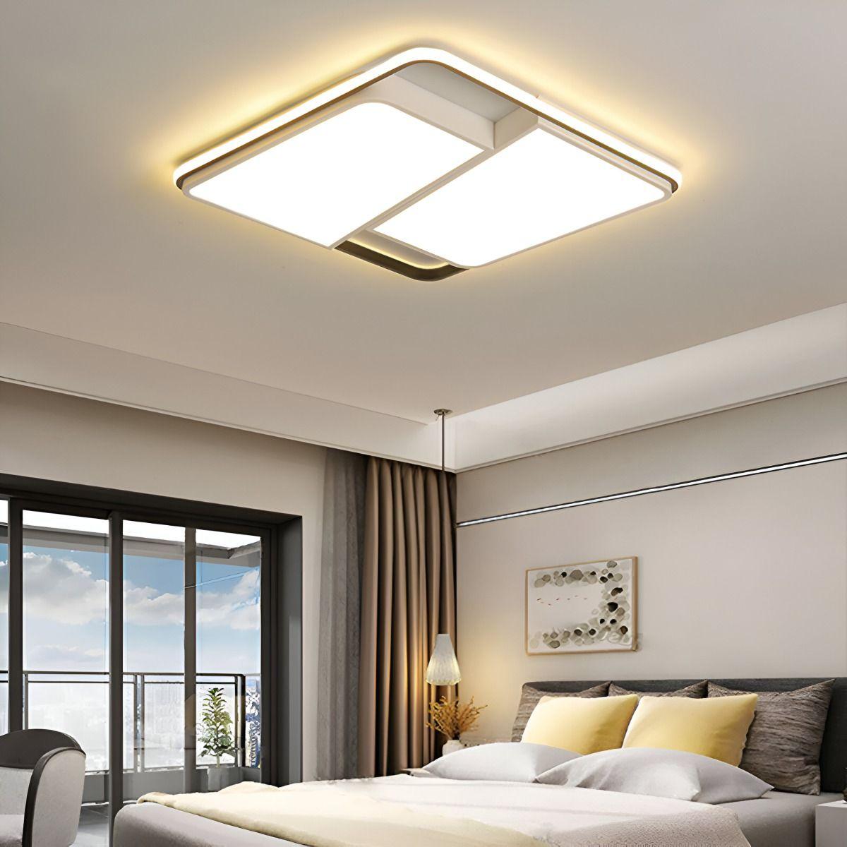 LÁMPARA DE TECHO LED Acrílica Ultrafina Montaje Empotrado-8