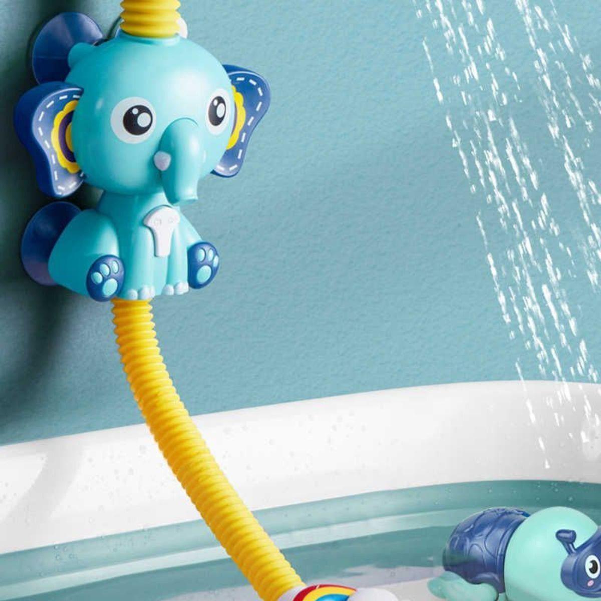 JUGUETE PARA BAÑO FORMA ELEFANTE HORA DE BAÑO DUCHA BEBE LAU-6