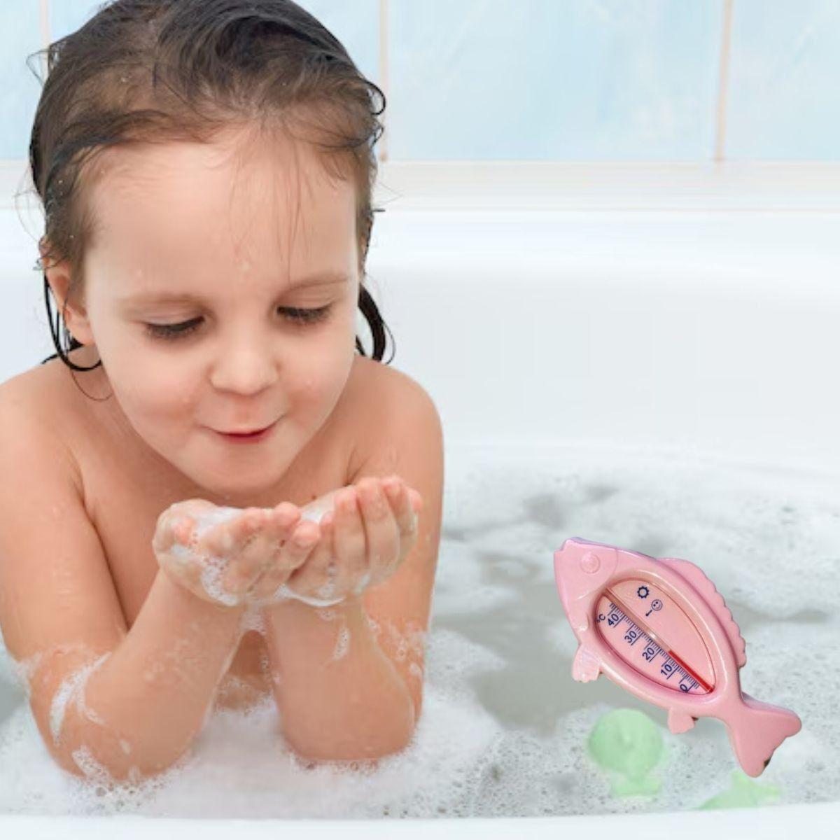 SET 7 TERMOMETRO DE BAÑO AGUA FORMA PEZ TEMPERATURA BEBE LAU-7