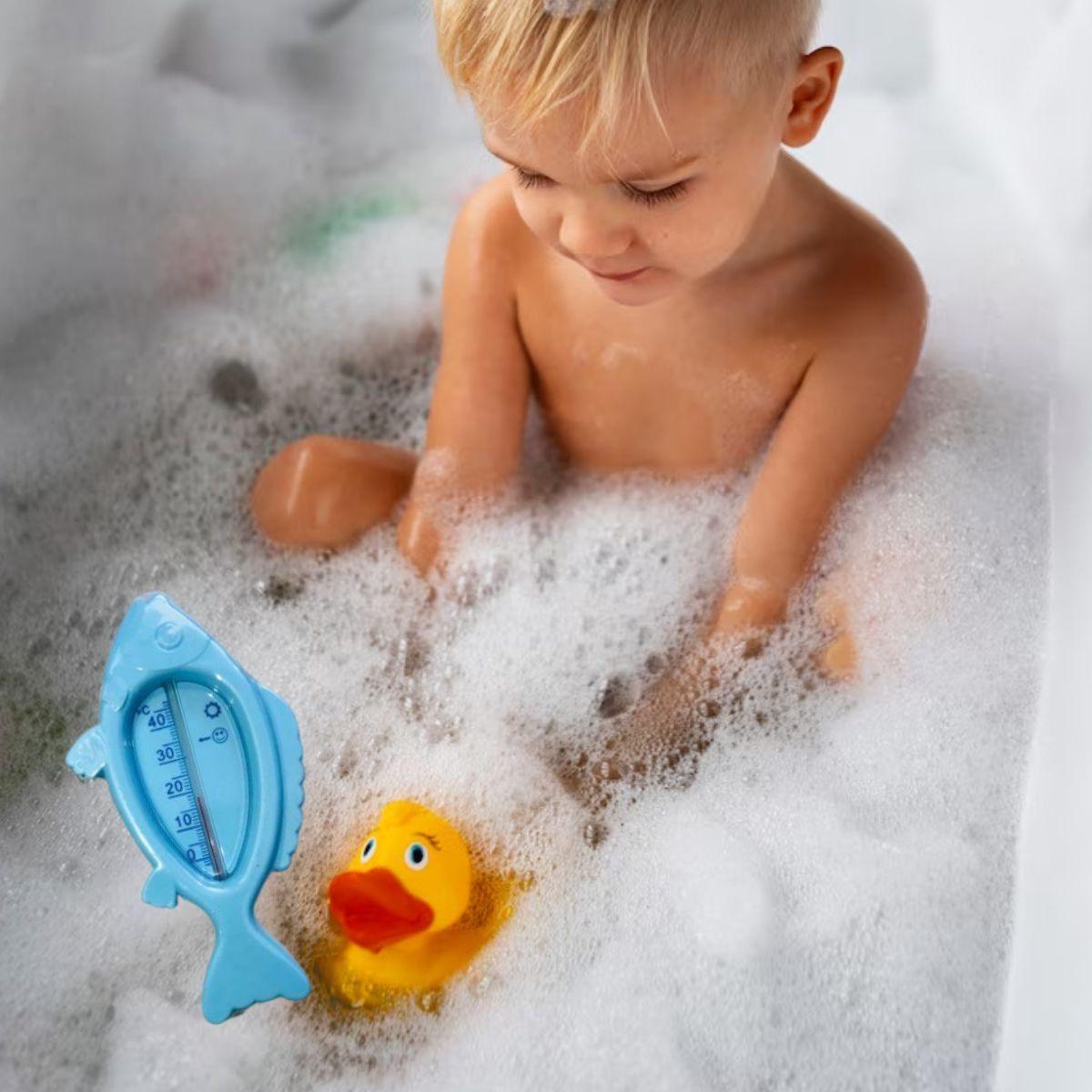 SET 7 TERMOMETRO DE BAÑO AGUA FORMA PEZ TEMPERATURA BEBE LAU-8