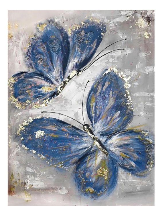 Cuadro Decorativo Pared Mariposas Abstractas Hogar Jhn-0