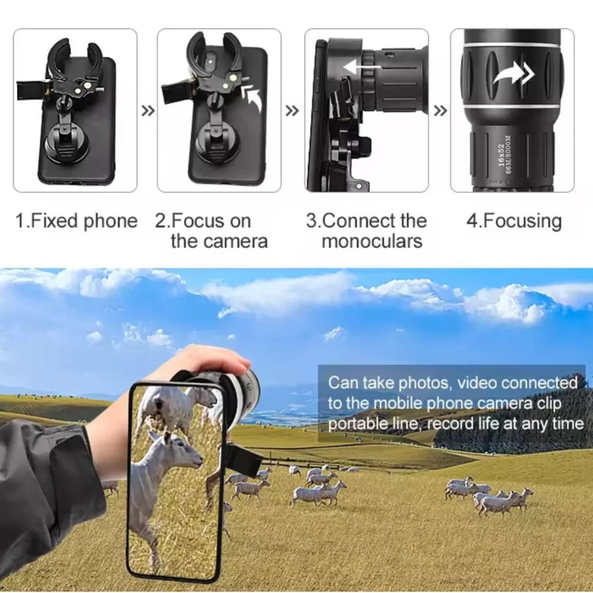 Monocular Hd Compacto Definicion Alcance Profesional Jhn-4