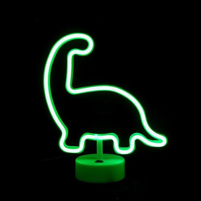 Lampara Dinosaurio Niño USB Decoracion Fiesta Habitacion Lau-2