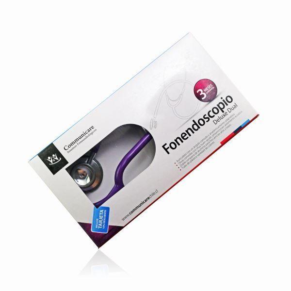 Fonendoscopio Estetoscopio Doble Campana Morado-1