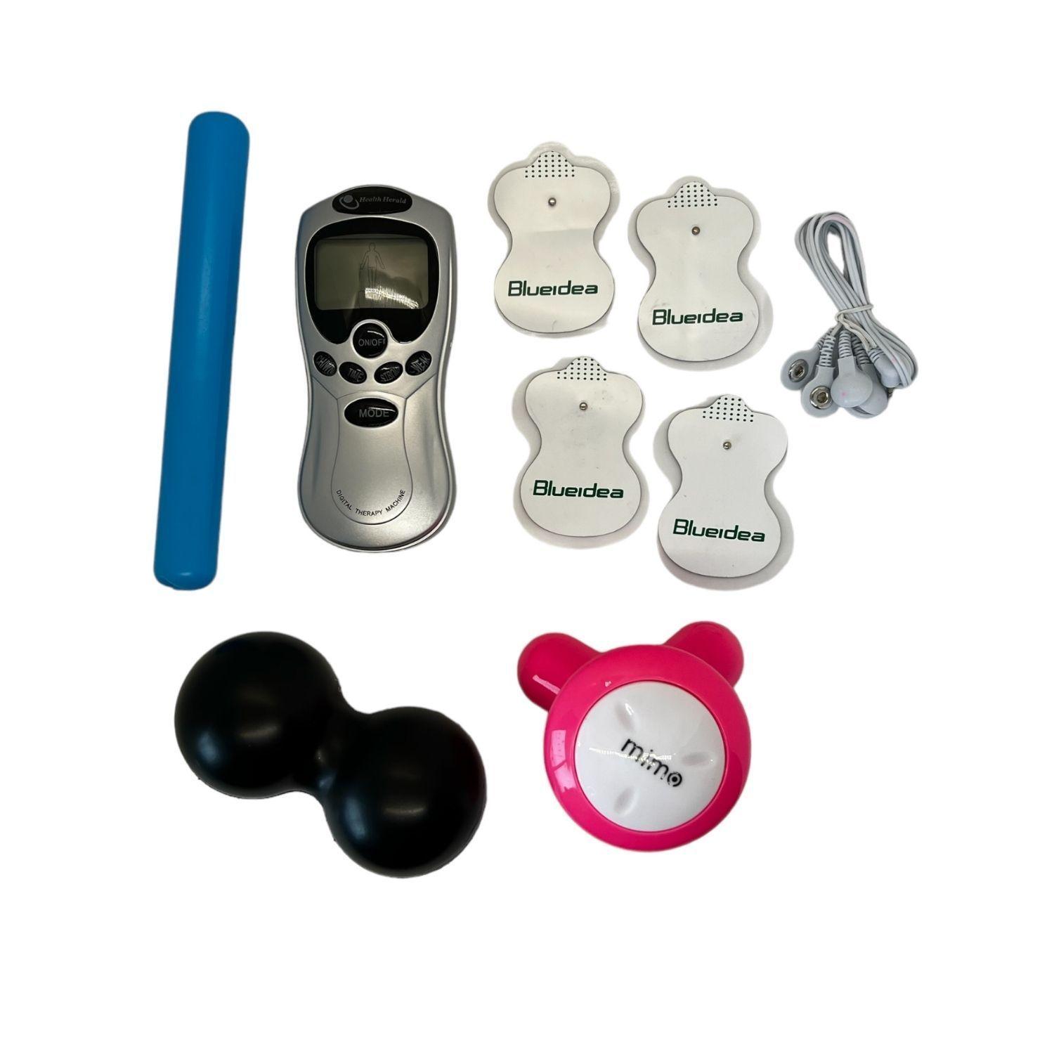 Set De Masaje Electroestimulador Tens 4 Parches-4