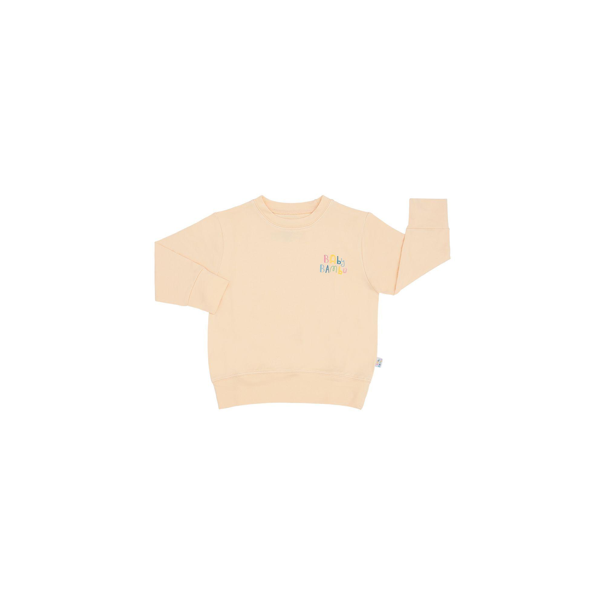 Polerón Niño Hoodie Premium Cream-0