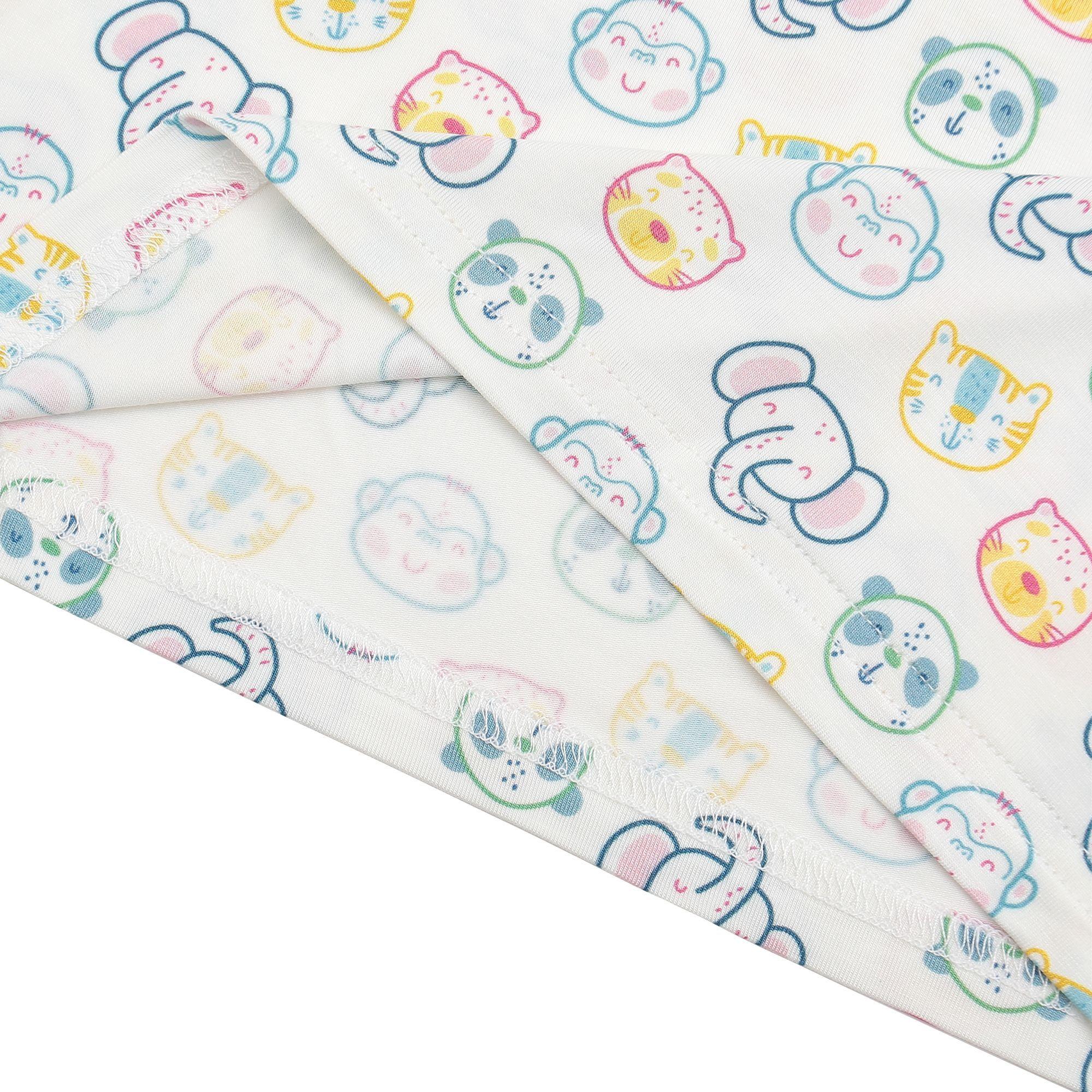 Pijama Corto Unisex Estampado Blanco Safari -2