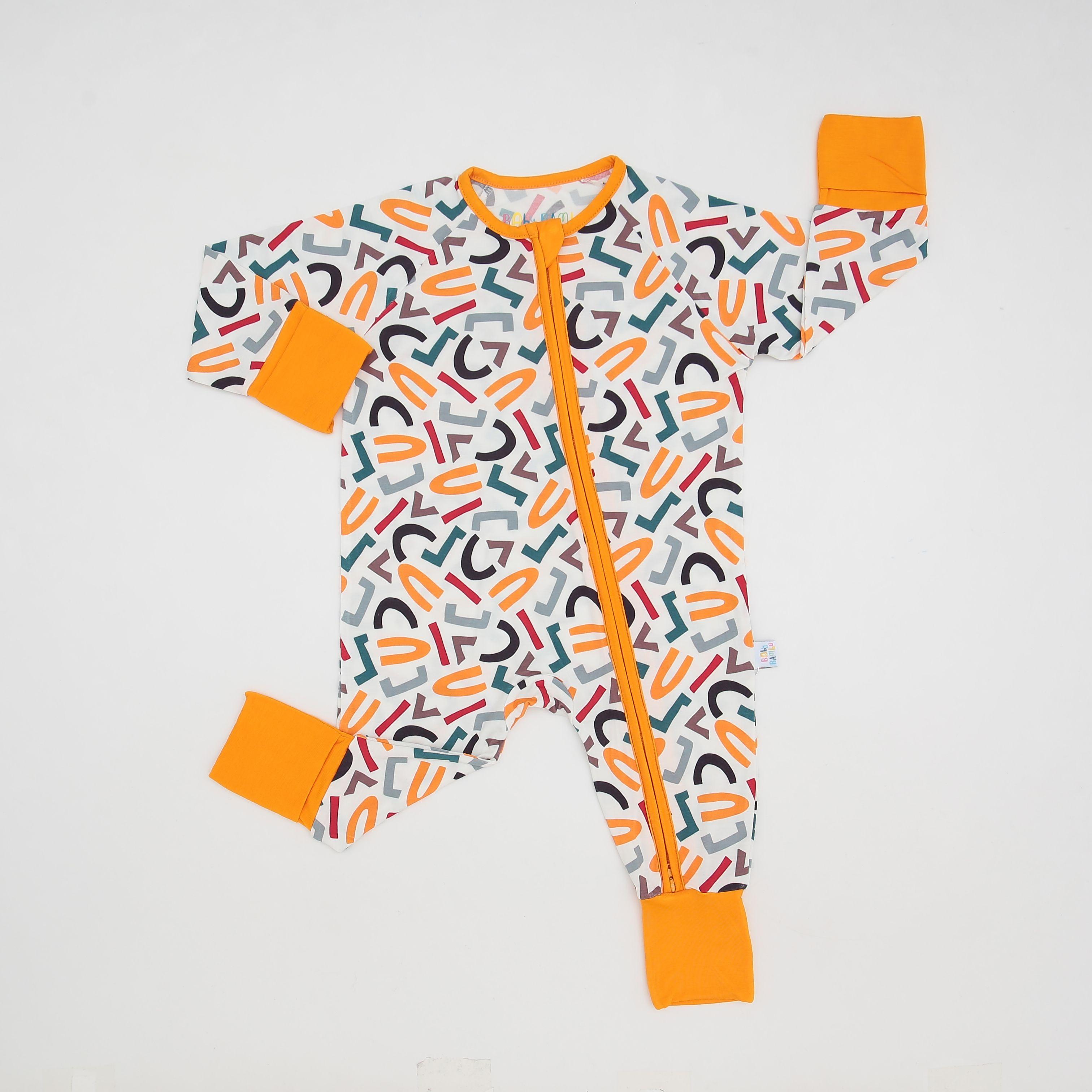 Pijama Estampado Enterito con cierre Bambú Premium diseño Jumpi-1