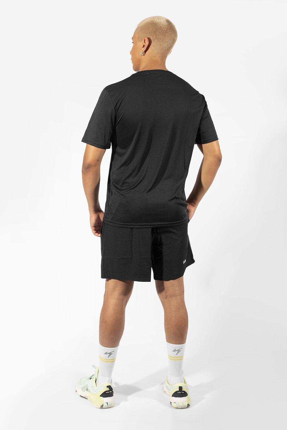 Camiseta Deportiva Active Korde Hombre Negro-1