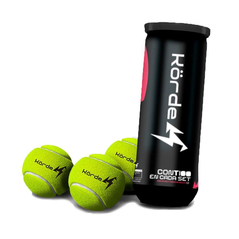 Pack 5 Tarros de Pelotas Korde para Padel-0