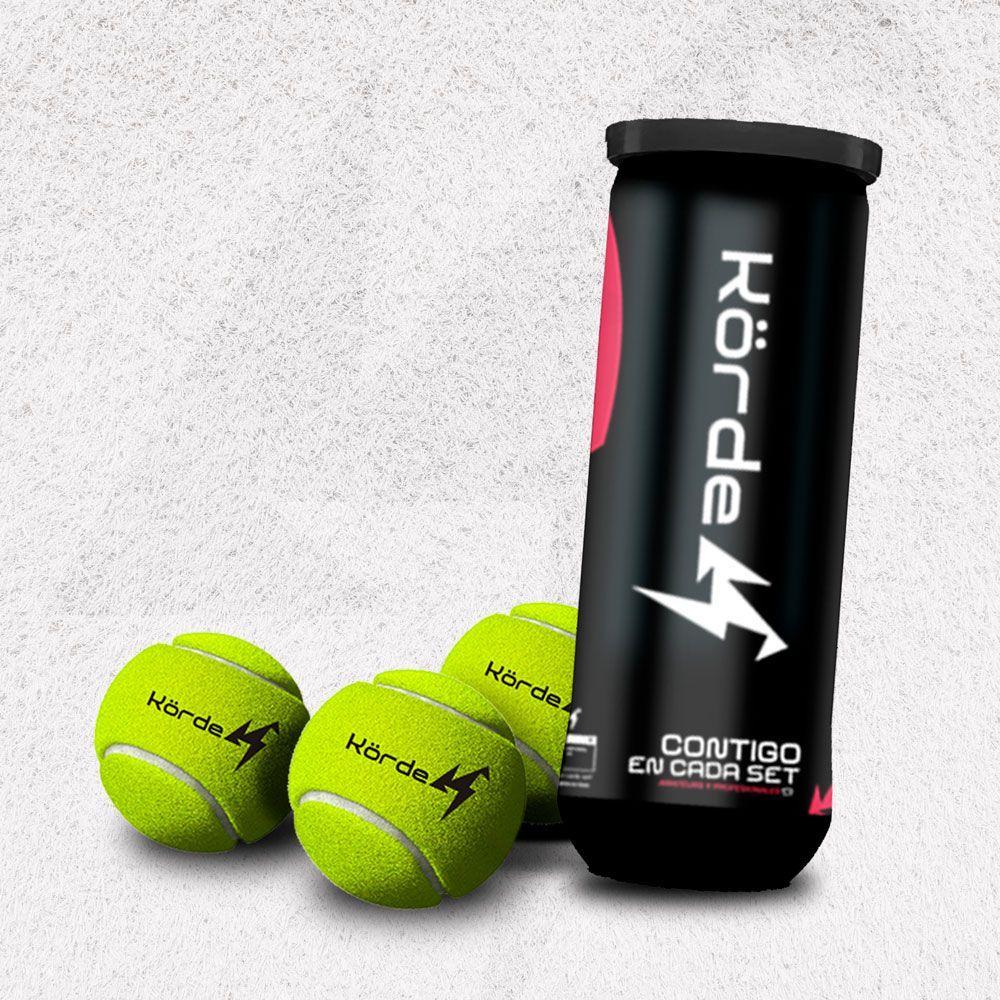 Pack 5 Tarros de Pelotas Korde para Padel-1