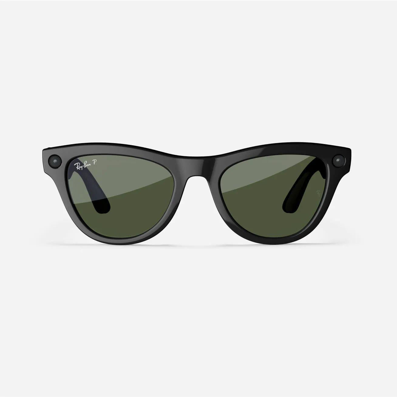 Ray-Ban Meta Skyler (Negro Brillante) Verde-0
