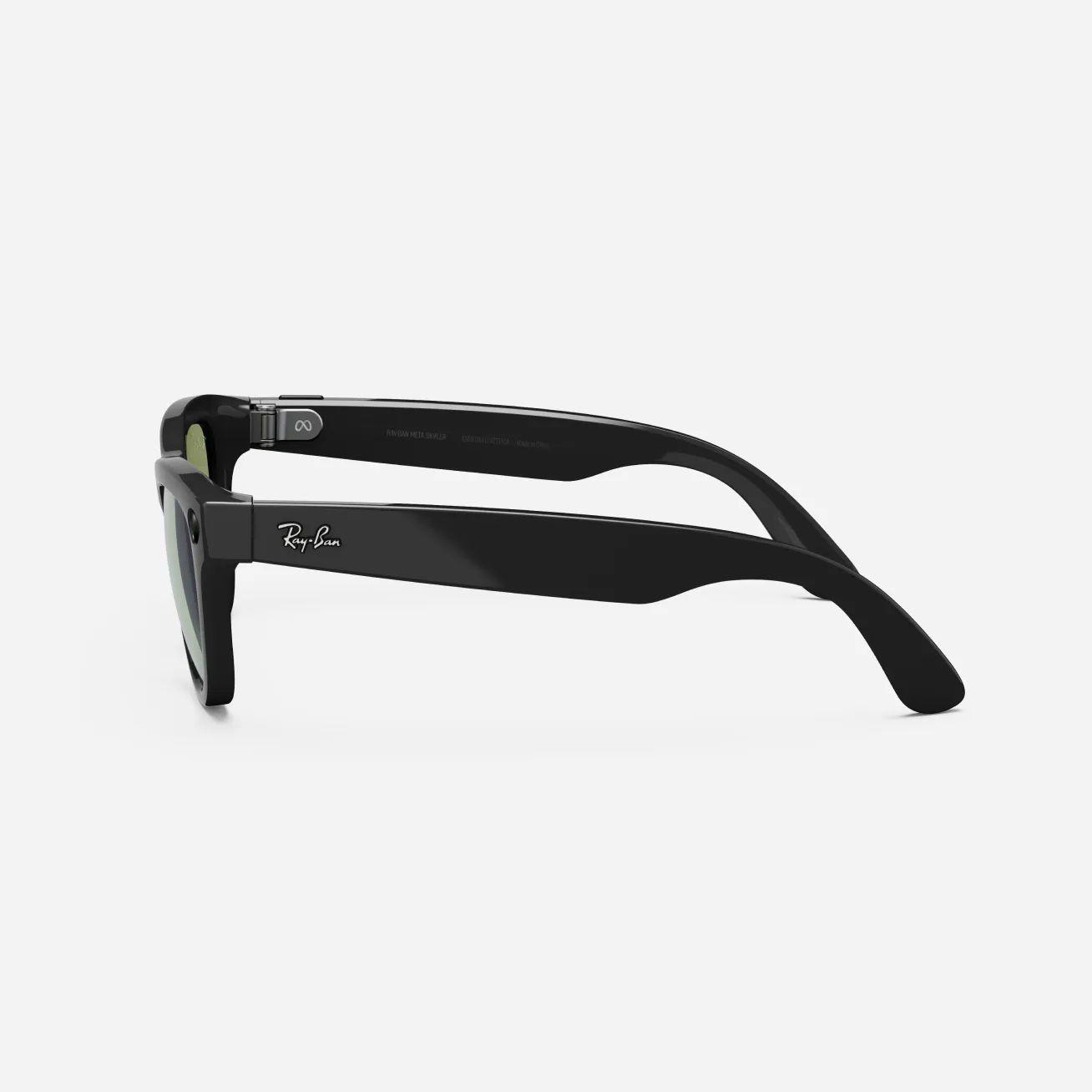 Ray-Ban Meta Skyler (Negro Brillante) Verde-3