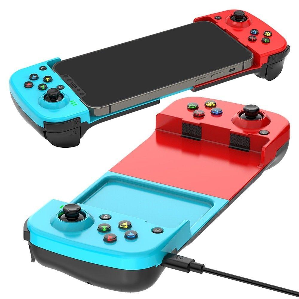 Gamepad Bluetooth Extensible Para Celulares Y Tablet, Color Negro-3