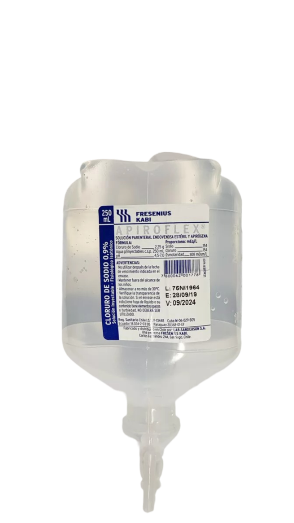 Suero Fisiológico 09% 250ml -1