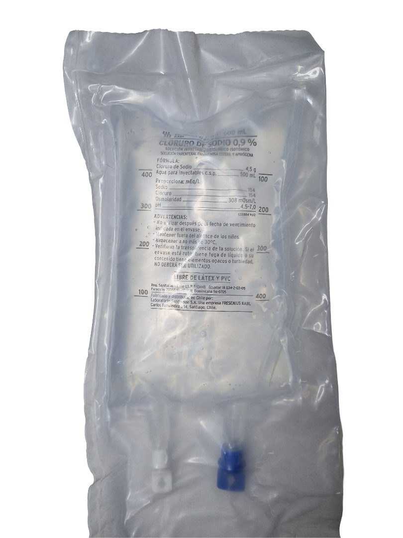 Suero Fisiológico 09% 500ml -0