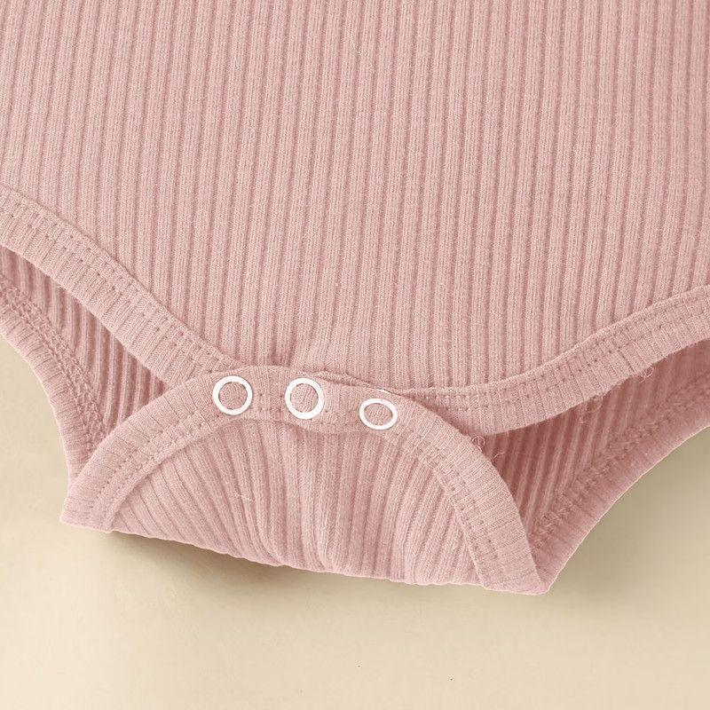 Conjunto De Body Manga Corta + Calzon Y Diadema Para Niñas Primavera Verano-2