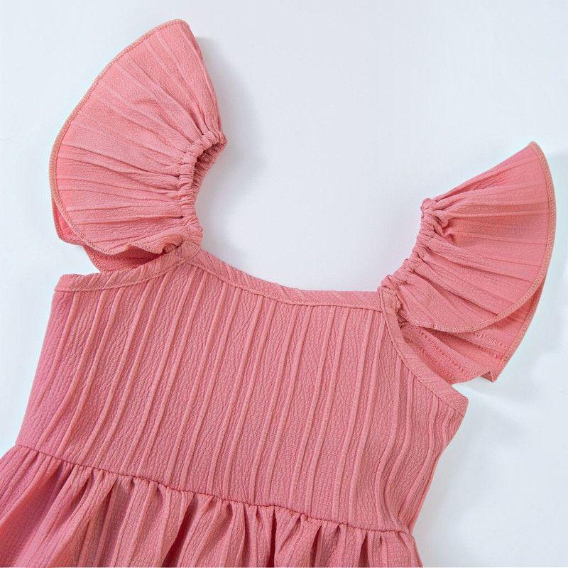 Conjunto De Top + Pantalon Para Niñas Primavera Verano-6