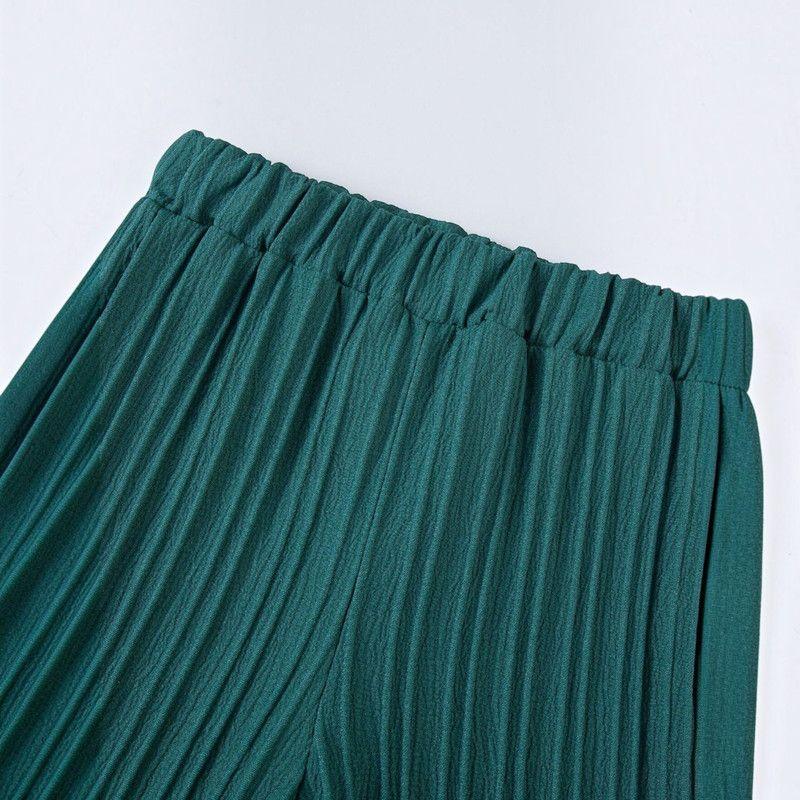 Conjunto De Top + Pantalon Para Niñas Primavera Verano-4