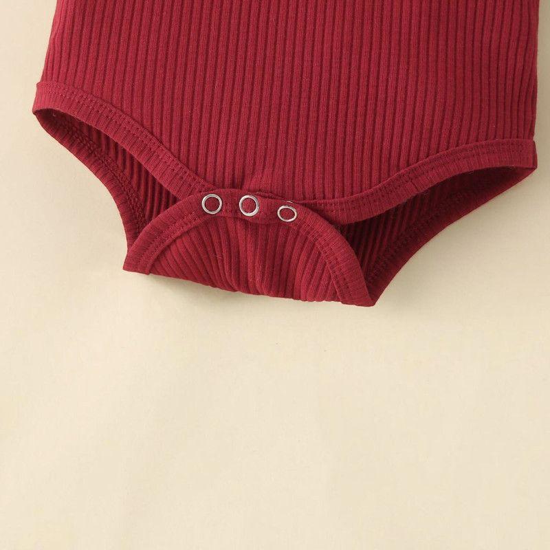 Conjunto De Body Manga Corta + Calzon Y Diadema Para Niñas Primavera Verano-2
