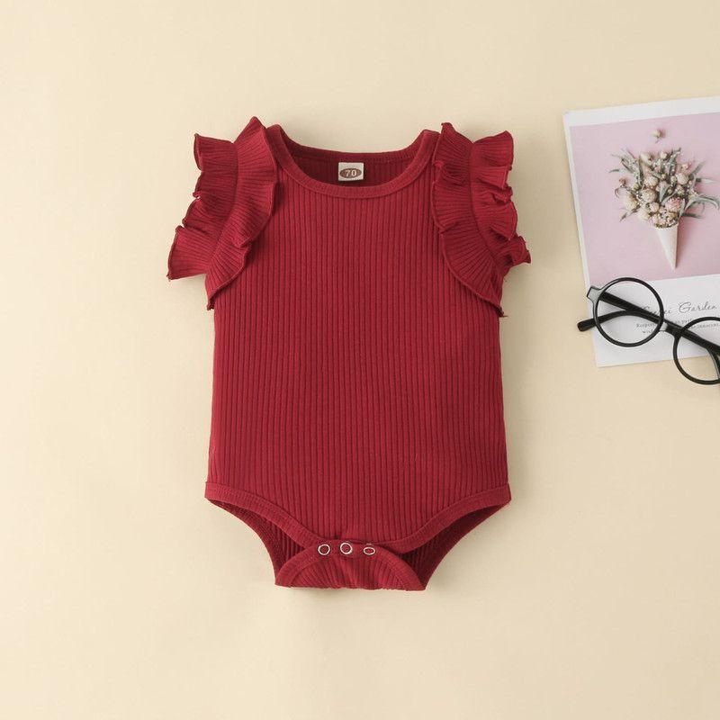 Conjunto De Body Manga Corta + Calzon Y Diadema Para Niñas Primavera Verano-5