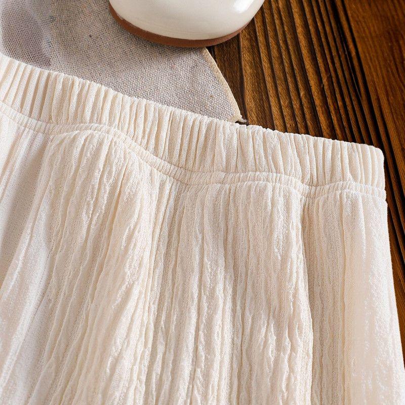 Conjunto De Top Con Tirantes + Pantalon Para Niñas Primavera Verano-3
