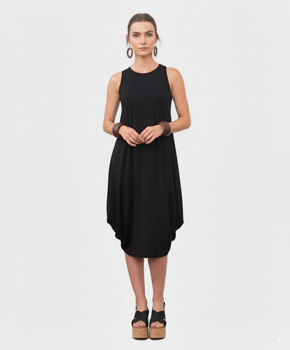 Vestido Drapeado-1