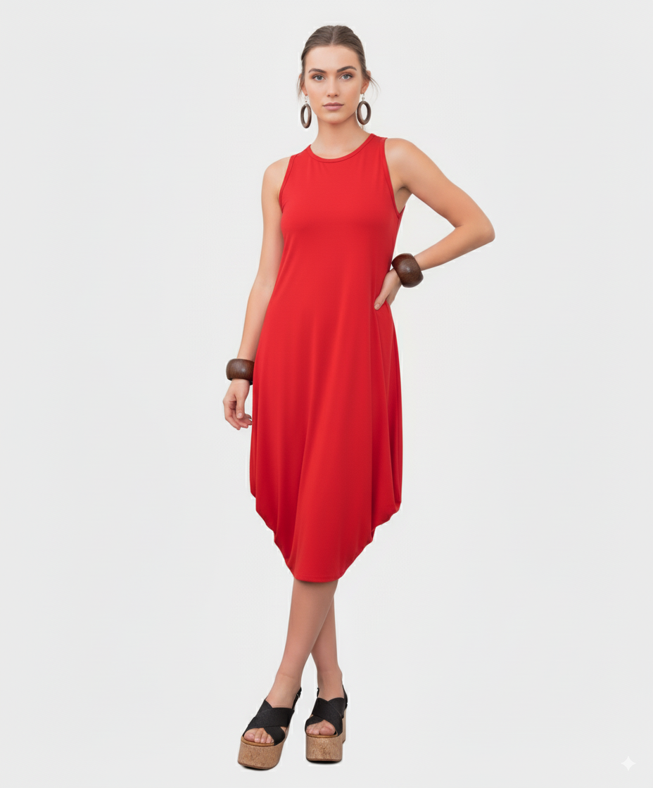 Vestido Drapeado-0
