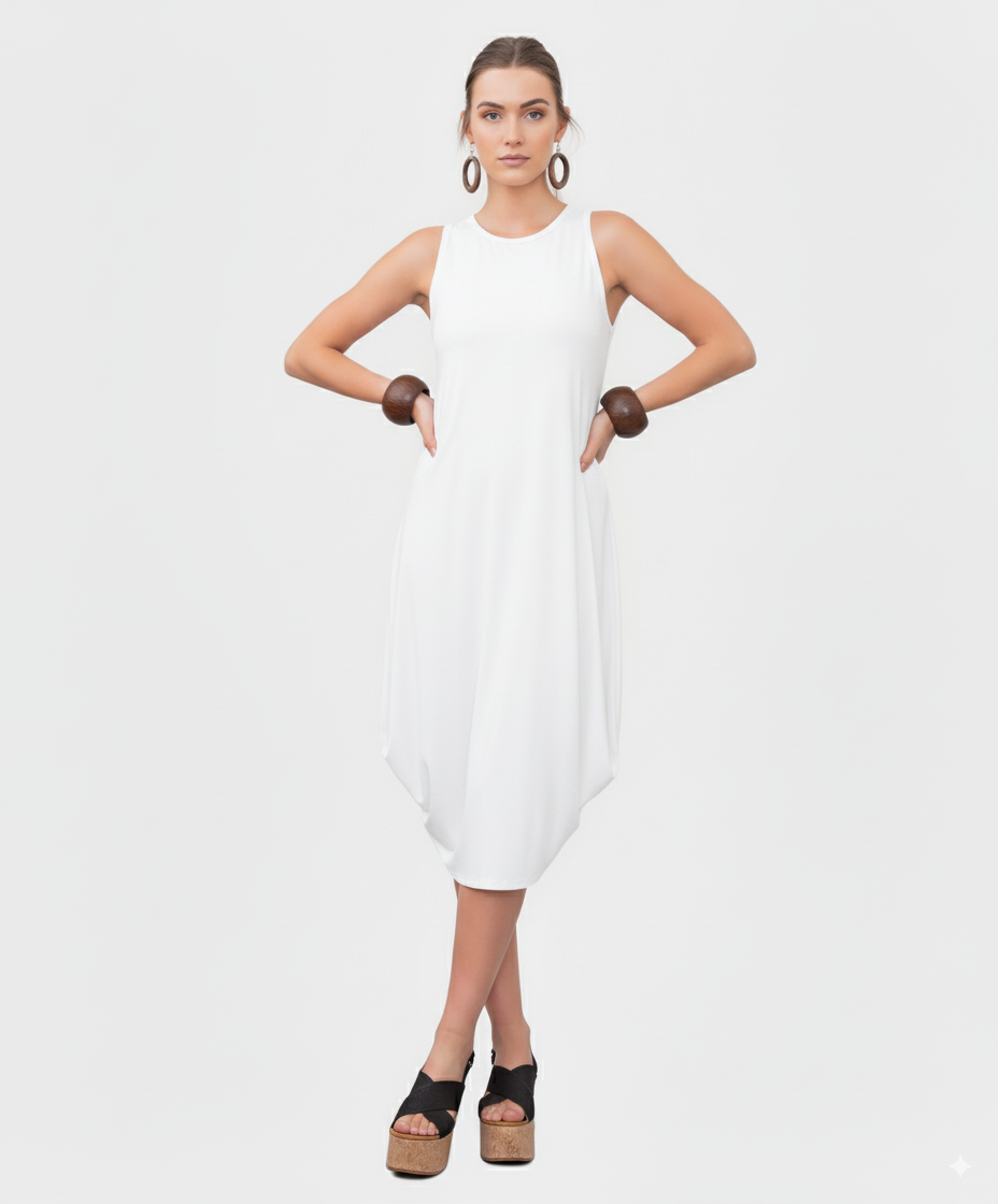 Vestido Drapeado-0