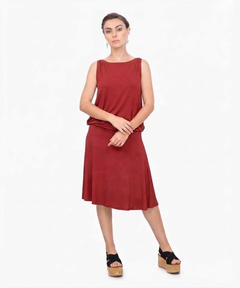 Vestido Spring Camel-0