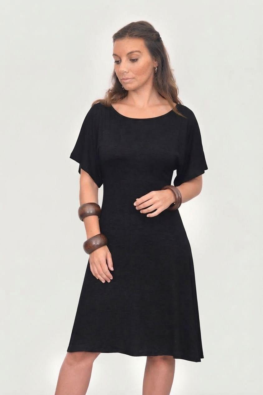 Vestido Evasé Kimono-1