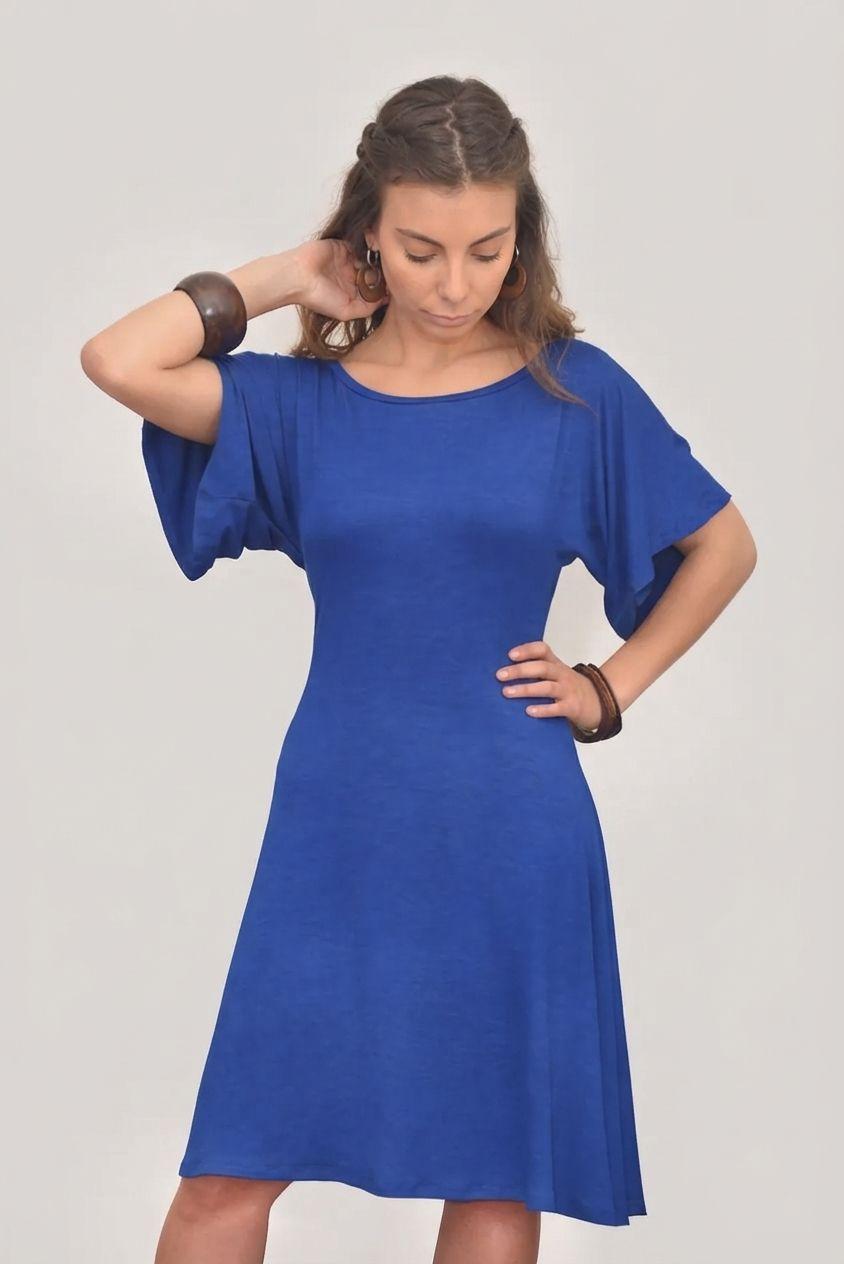 Vestido Evasé Kimono-0